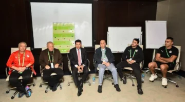 منتخب مصر يزّنه دعم وزير الرياضة وأبوريدة قبل مواجهة الكويت في كأس العرب 1